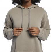 Hooded sweatshirt woman Reebok Classics Natural Oversized