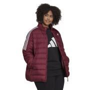 Lightweight down jacket large size woman adidas Essentials