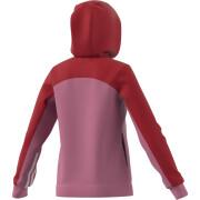 Girl hoodie adidas Colorblock Full-Zip
