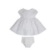 Baby girl's panties + heavy floral lace dress set Guess