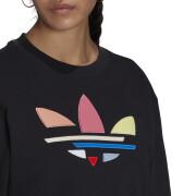 Sweatshirt woman adidas Originals Adicolor Trefoil