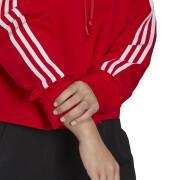 Women's hooded sweatshirt adidas Originals Adicolor s Cropped (Grandes tailles)