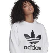 Sweatshirt large size woman adidas Originals Trefoil
