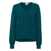 Women's long sleeve sweater Ichi Marin 2