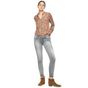 Women's slim jeans Le temps des cerises Forli pulp