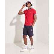 Polo with double piping Superdry Sportstyle en coton biologique