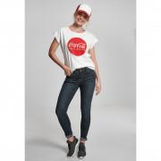 Woman's T-shirt Urban Classic coca cola round logo