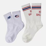 Set of 2 pairs of socks New Balance