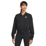 Women's zip-up sweatshirt Nike Club Fleece Oversize Crop