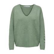 Women's knitted v-neck sweater Only Rica Life