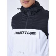 Two-tone windbreaker style hoodie Project X Paris