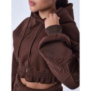 Sweatshirt hooded pleated woman Project X Paris