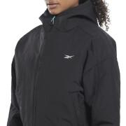 Women's zip-up hooded jacket Reebok Thermowarm+Graphene