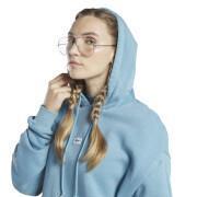 Sweatshirt long oversized hoodie woman Reebok Classics Natural Dye