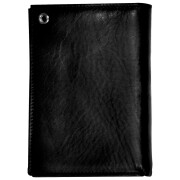 Leather chain wallet with skull & crossbones Rock à Gogo