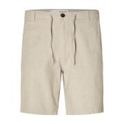 Linen shorts Selected Regular-brody