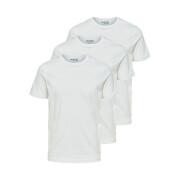 Set of 3 round neck t-shirts Selected Axel