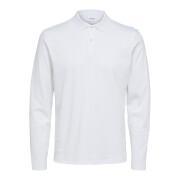 Long sleeve polo shirt Selected Slim-toulouse