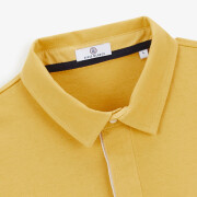Long-sleeved jersey polo shirt Serge Blanco
