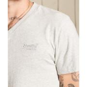 Organic cotton v-neck T-shirt Superdry Vintage Logo