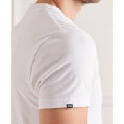Micro embroidered organic cotton T-shirt Superdry