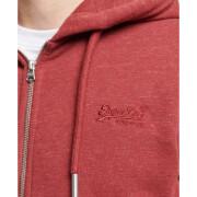 Embroidered zip-up hoodie Superdry Vintage Logo