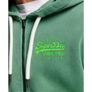 Sweatshirt zipped hoodie Superdry Vintage Logo
