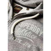 Patterned zip-up hoodie Superdry Athletic College