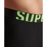 Boxer shorts organic cotton logic Superdry Dual Logo (x2)