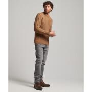 Twisted wool blend crew neck sweater Superdry