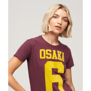 Women's flocked printed T-shirt Superdry 90's Osaka 6