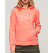 Women's fluorescent hooded sweatshirt Superdry