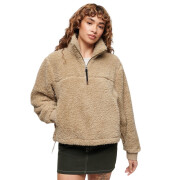 Women's ultra-soft tunic-neck zip-up sweatshirt Superdry
