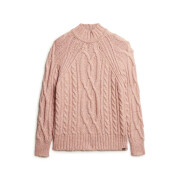 Women's high-neck cable-knit sweater Superdry