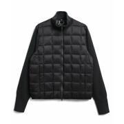 Jacket Taion Sleeves Knit Zip