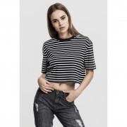 Woman's Urban Classic Striped Oversized T-shirt