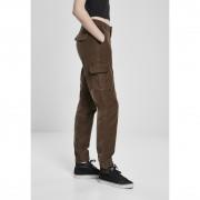 Women's trousers Urban Classics high waist cargo corduroy
