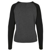 Women's long sleeve T-shirt Urban Classics contrast raglan (GT)