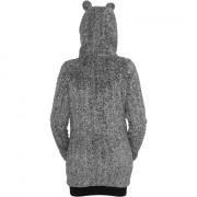 Women's hooded sweatshirt urban Classic teddy zip
