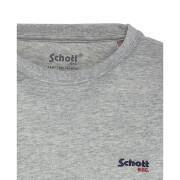T-shirt small logo Schott casual