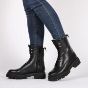 Leather boots for women Blackstone - Fur