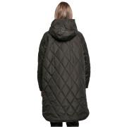Women's hooded parka Urban Classics Oversized Diamond Quilted GT