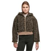 Short oversize sherpa fleece for women Urban Classics AOP GT