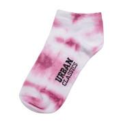 Lot of 5 pairs of socks Urban Classics Tie Dye Invisible