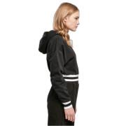 Women's short hooded sweatshirt Urban Classics College GT