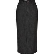 Mid-length denim skirt large sizes woman Urban Classics