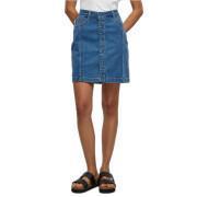 Mini skirt in organic stretch denim large sizes woman Urban Classics