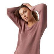 Women's long v-neck sweater Vero Moda Newlex Sun
