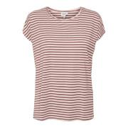 T-shirt stripes woman Vero Moda Ava Plain