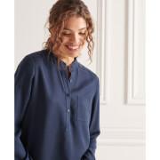 Women's half-buttoned blouse Superdry